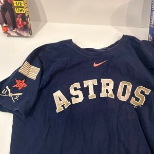 Houston Astros Nike T shirt military camo edition Size L Large